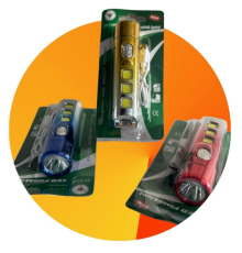 Ліхтарик акумуляторний 1LED COB 36790