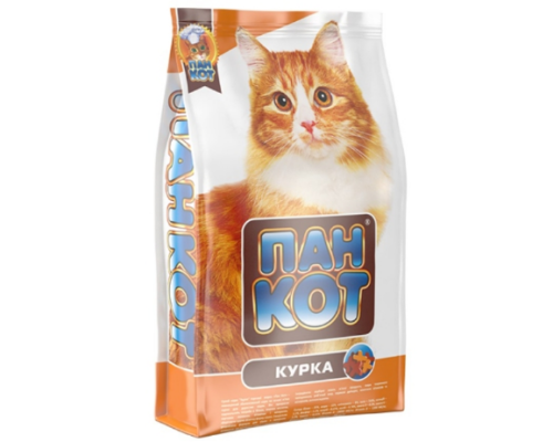 Сухий корм для кішок Пан Кіт Курка 400 г