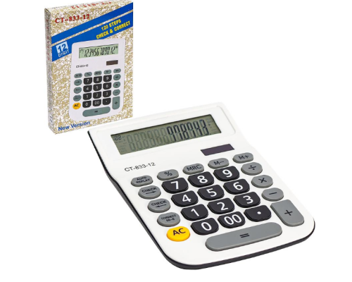 Калькулятор DS-833-12 19х13х2,5 см