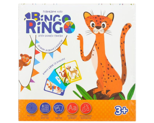 Гра настільна "Bingo Ringo" укр, GBR-01-01U Гра настільна "Bingo Ringo" укр, GBR-01-01U