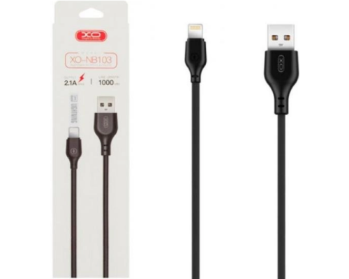 Кабель USB XO NB103 Lightning (Чорний)