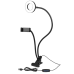 Лампа Fill Light 2 in 1 9cm на Прищіпці (Чорний)