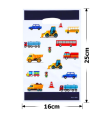 Пакет подарунковий 16*25см Happy Birthday, Мульт.герої ПЕ