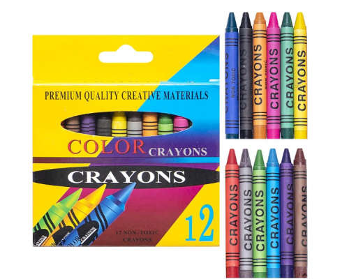 Воскові олівці 16 кольорів CRAYONS 2016A 112588