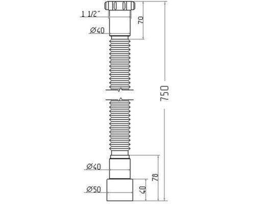 Гнучка труба Waterstal AC-1013 (000013274)