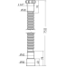Гнучка труба Waterstal AC-1013 1 1/2 ″х 40/50 (000013274)