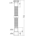 Гнучка труба Waterstal AC-1015 1 1/4″*х40/50 (000013276)