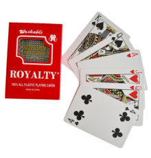 Карти гральні 54шт пластикові №54-25S Royalty (144)