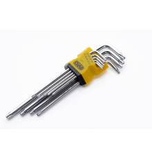 Набір торцевих ключів Torx довгих CrV 9 шт  (СИЛА) 202511