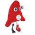 Mascotte Paris 2024 (Phryge) плюшева іграшка 28см JO2500