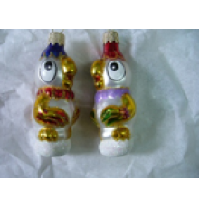 Скляна іграшка 1150 Папуга