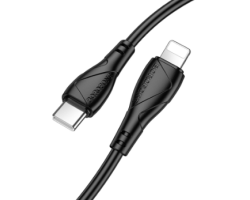 Кабель USB Borofone BX121 Type-C to Lightning PD27W (Чорний)