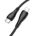 Кабель USB Borofone BX121 Type-C to Lightning PD27W (Чорний)