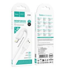 Кабель USB Hoco X120 Lightning 2.4A (Білий)