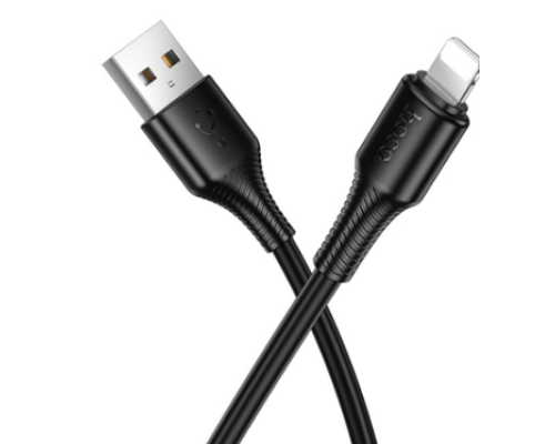 Кабель USB Hoco X120 Lightning 2.4A (Чорний)