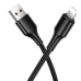Кабель USB Hoco X120 Lightning 2.4A (Чорний)