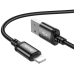 Кабель USB Hoco X89 Wind Lightning 2.4A 1m (Чорний)
