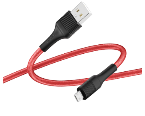 Кабель USB Ridea RC-ST74 StablePro Micro 3A (Червоно-Чорний)