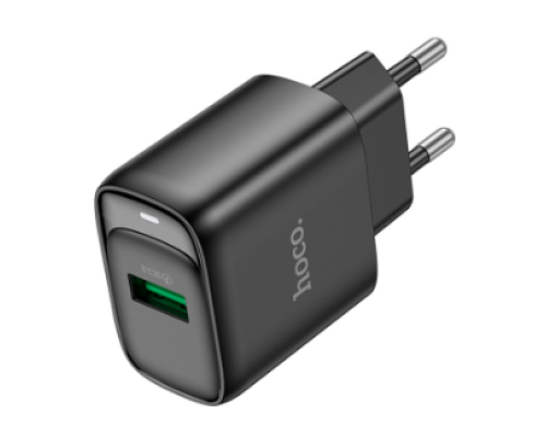 Мережевий Зарядний Пристрій Hoco C140A 1USB QC 18W (Чорний)