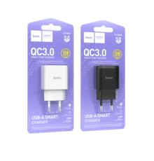 Мережевий Зарядний Пристрій Hoco C140A 1USB QC 18W (Чорний)