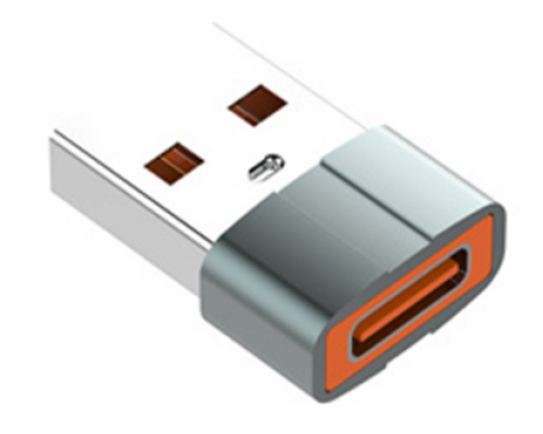Перехідник LDNIO LC150 USB-A to Type-C (Сiрий)