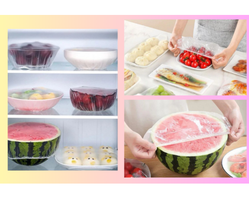 Пакети на гумці для зберігання продуктів 100шт