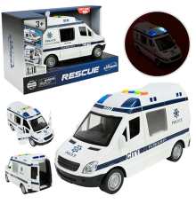 Машина батар. арт. WY590F "Поліція" світло,звук,у короб.27*11,5*16,5см