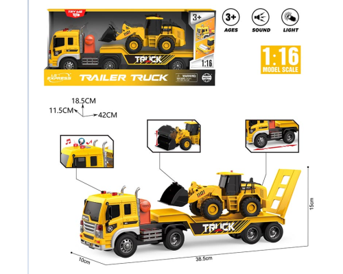 Фрикційна машинка з трактором