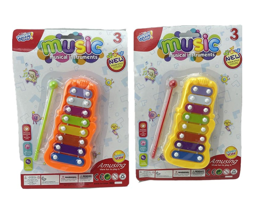 Ксилофон арт. 2Y368-5  планшет 25*18*3см (Yellow)