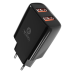 Мережевий Зарядний Пристрій 2USB 2.1 A Ridea RW-21011 Element Duo (Чорний)