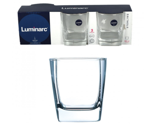 Набір склянок низьких 300мл-3шт P1159 E Luminarc Sterling