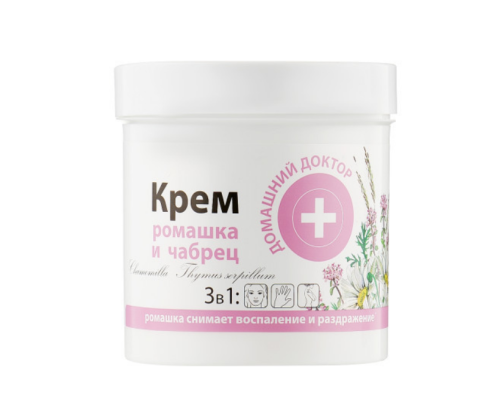 Крем для тіла Домашній Доктор З ромашкою і чебрецем 250 мл