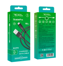 Кабель USB Ridea RC-ST74 StablePro Micro 3A (Чорний)