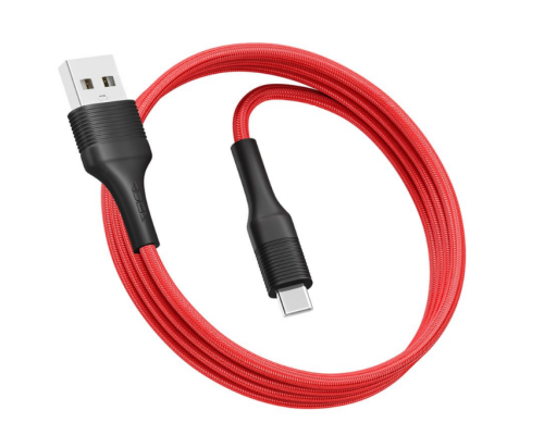 Кабель USB Ridea RC-ST74 StablePro Type-C 3A (Червоно-Чорний)