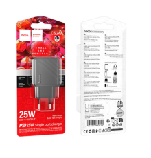 Мережевий Зарядний Пристрій Hoco CS24A 1USB-C PD/QC 25W (Чорний)