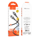 Кабель Hoco X109 Silicone Type-C to Lightning PD27W 3m (Чорний)