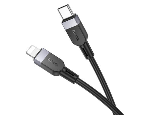 Кабель Hoco X109 Silicone Type-C to Lightning PD27W 3m (Чорний)