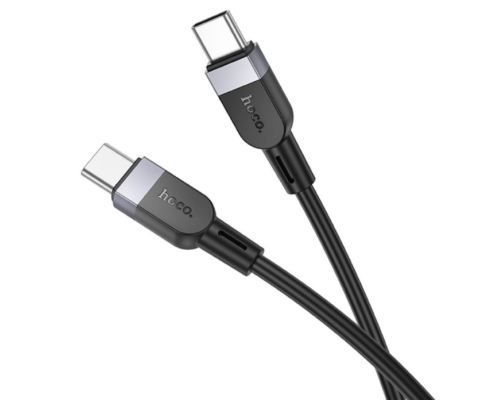 Кабель Hoco X109 Silicone Type-C to Type-C 60W 3m (Чорний)