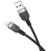 Кабель Hoco X109 Silicone Lightning 2.4A 3m (Чорний)