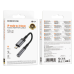 Перехідник Borofone BV24 iP to AUX 3.5mm (female) 15cm (Сiрий)