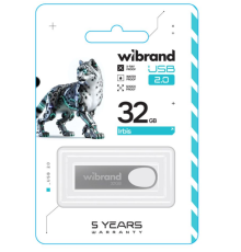 USB флеш-накопичувач Wibrand 32gb Irbis (Срібло)