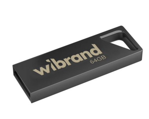 USB флеш-накопичувач Wibrand 64gb Stingray (Сірий)
