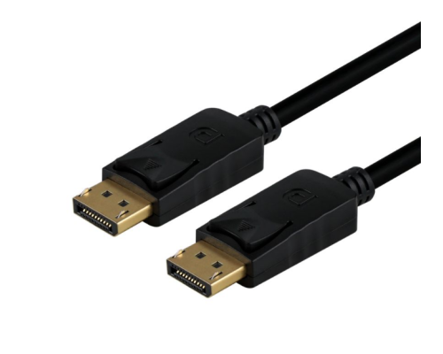 Кабель DP to DP 2.1V 4K/240Hz 1m (Чорний)