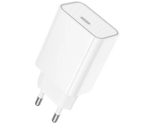 Мережевий Зарядний Пристрій Hoco C143A 1USB-C PD/QC 20W (Бiлий)