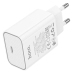 Мережевий Зарядний Пристрій Hoco C143A 1USB-C PD/QC 20W (Бiлий)