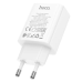 Мережевий Зарядний Пристрій Hoco C143A 1USB-C PD/QC 20W (Бiлий)