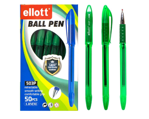 Ручка масляна ET503P-50 тонована зелена