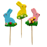 Великодня прикраса/кондитерський набір Великодні Зайці