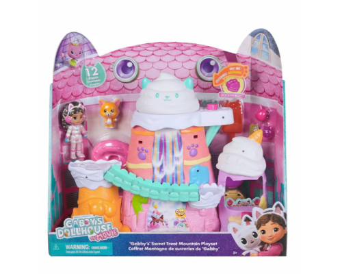 Ігровий набір «Ляльковий будиночок Габбі» та кондитерські вироби за мотивами фільму «Габбі».