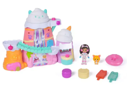 Ігровий набір «Ляльковий будиночок Габбі» та кондитерські вироби за мотивами фільму «Габбі».